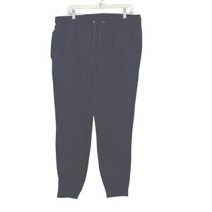 Tu Woman Navy Blue Jogger Pants Size 18 Elastic Waistband & Drawstring